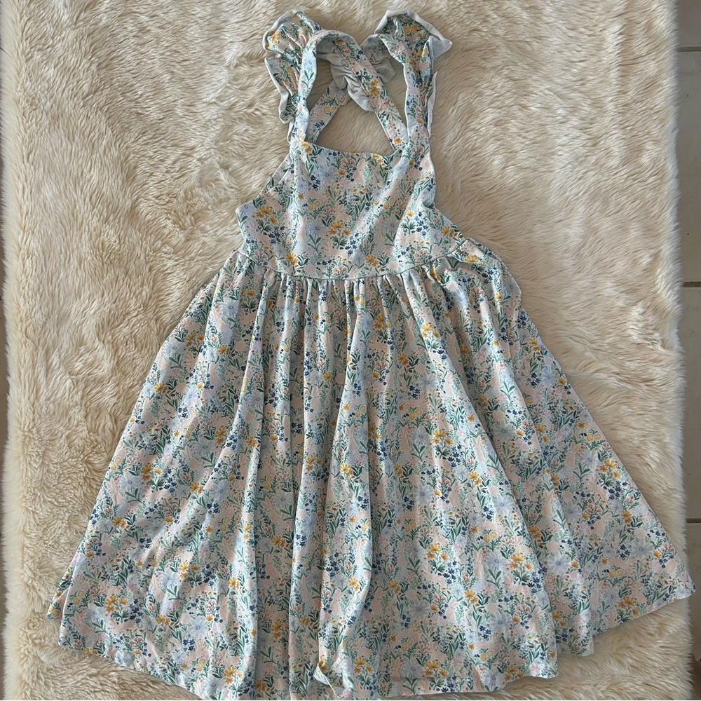Ollie Jay Girls Easter or Spring Floral Twirl Dress